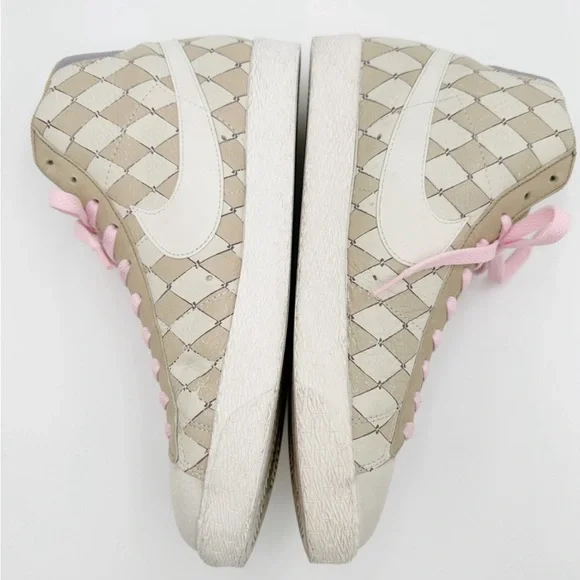 Nike Blazer High Premium 312457-212 Sail / White Men Size 8.5 (2007) Rare